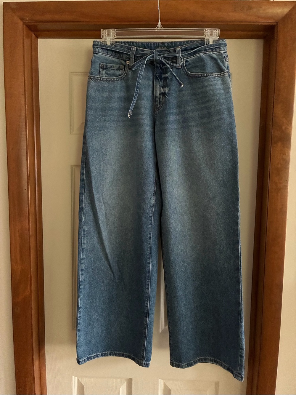 Wild Fable Jeans 8 Wide Leg Baggy Light Wash Excellent